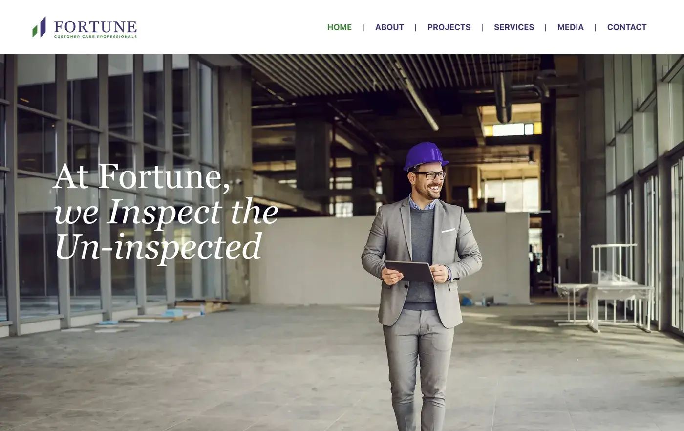 Fortune CCP — contractor website technical repair by TradesAdmin